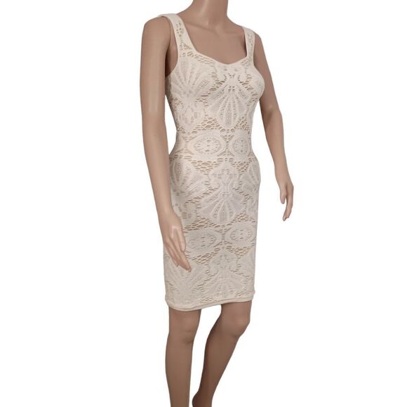 Intimately Free People Lace Dress XS Medallion Bodycon Coquette Siren Vamp Sexy - Picture 4 of 16